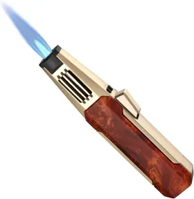Ht-bt01 Harygate Butane Torch Lighter Refillable Kitchen Cooking Windproof Golden