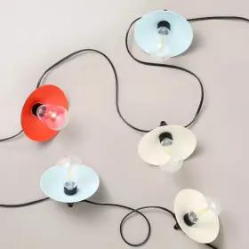 Hearth & Hand 028208851620 And Metal Shade 10 Led String Lights Indoor Or Outdoor 14ft Total Feet