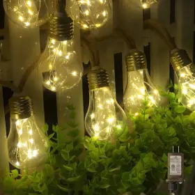 Hece-st82 Heceltt Outdoor String Lights 32.8ft Patio With 20 Shatterproof Bulbs Vintage