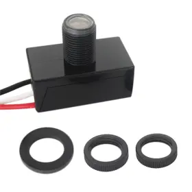 20250016 Heluok Photocell Sensor Dc 12v Automatic Photoelectric Switch Dusk To Dawn Outdoor