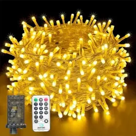 Henan Jianen Trading Co. Ltd. 603765416101 Fairy String Lights 180ft 500 Led Christmas Light 8 Modes 500led Warm White