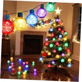 Heshan Hochang Lighting Co Ltd 664918844363 10 Nylon Lantern String Lights 120v Plug In 9.83ft Wire Waterproof White