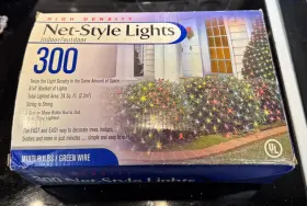 High Density 764878663544 Set Of 300 Net-style Christmas Lights Multi Colored