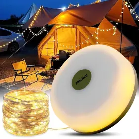 Hir003 Hiromeco 65.6ft Camping Lights String Outdoor With 5 Lighting Modes Qu