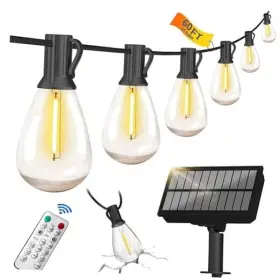 B226-s14 Hk Belllight 60ft Solar String Lights Outdoor Waterproof With Remote Control Patio