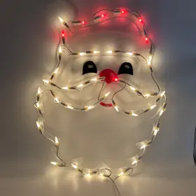 95013jc Holiday Time 727223950133 Lighted Santa Claus Face Christmas Walmart Discontinued