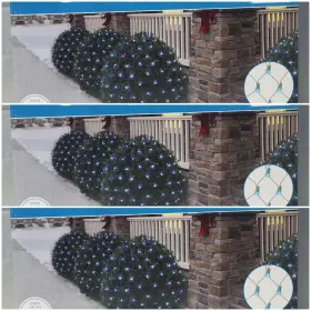 Holiday Time 764878669409 150 Ct Blue Led Christmas Net Lights - Lot Of 3 Total 72 Sq Ft