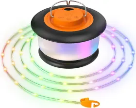 Hl03-b Homebest Camping String Lights Rgb Retractable With 19 Lighting Mo