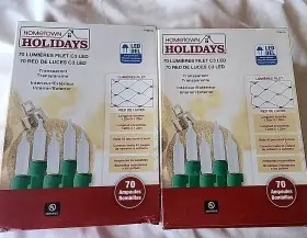 1.2mx1.2m Hometown Holidays 7706153 Net Lights Clear Led Del 4ftx4ft 2box Of 70