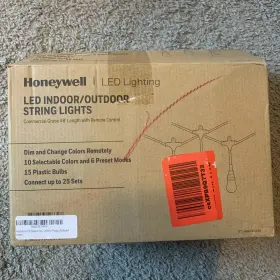 St148a216285 Honeywell Led Patio String Lights Commercial Grade Waterproof 48ft New Unopened
