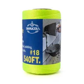 013003015540t Hongda Twisted Nylon String #18 X 540ft Mason Line Twine For Maso