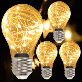 B0dhg67r68 Howorr 2w Led Fairy Light Bulbs 15w Equiv E26 Base Warm White 4-pack