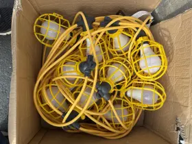 143sj100ps Hubbell Temporary String Light Hbl Plastic Guard 10 Fixtures