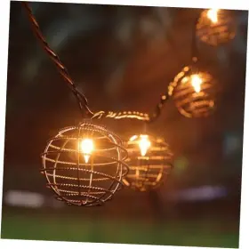 Kf01027-10 Huizhou Zhongxin Lighting Co. Ltd. Decorative Lantern String Lights 10 Incandescent Bulbs With Natural Rattan Kf01027-10 Huizhou Zhongxin Lighting Co. Ltd. Decorative Lantern String Lights 10 Incandescent Bulbs With Natural Rattan