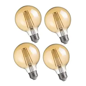 Dsg2540fil-f22-4 Huoshi Lighting G25 Led Edison Light Bulbs 2200k Warm 4 Count Pack Of 1 White
