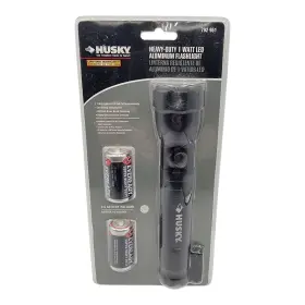 Husky 820909910206 Heavy Duty 1 Watt Led Aluminum Flashlight Torch Tool - New In Package