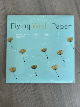 Hux Creative 022099577027 Flying Wish Paper Kit - Write It Light Watch Fly. 50 Sheets 25 Platforms