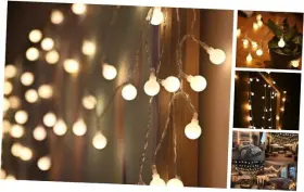 D-h-002 Ifestival Globe Fairy String Lights 40 Led 16.4feet Warm White Usb Powered Ideal For