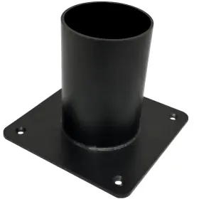 Be01 Ifvbey Heavy Duty Pier Mount Adapter For 3 Inch Surface Post Metal Black Outdoor