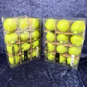 002.971.95 Ikea Solvinden Green Apple String Light Covers - 2 Sets Of 12 Available / New