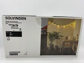 204.845.82 Ikea Solvinden Led String With 12 Lights Battery Mini Headlight Blue