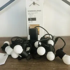 405.440.14 Ikea Sommarl Nke Sommarlanke Led String Light With 12 Lights Sealed