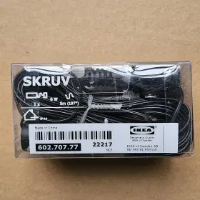 602.707.77 Ikea New Skruv Transformer With Cord - 3w Sealed