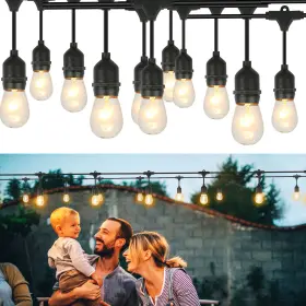 Gpct2115 Imountek 48ft Outdoor String Lights Waterproof Patio Globe Fairy Light Bulbs Commercial Gpct2115 Imountek 48ft Outdoor String Lights Waterproof Patio Globe Fairy Light Bulbs Commercial
