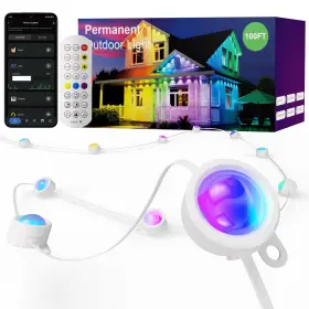 B0f7wysn3y Isopho Permanent Outdoor Lights Smart Rgb String With 75 Scene Modes 10