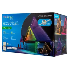 Jasco 030878831802 Enbrighten 100ft Outdoor Color-changing Wi-fi Eternity Eave Lights White Cords Jasco 030878831802 Enbrighten 100ft Outdoor Color-changing Wi-fi Eternity Eave Lights White Cords