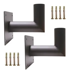 90dwmb Jc-lgl L2115 90 Degree Wall Mount Bracket With 2-3/8in Od Tenon Adapter L Shape Wal
