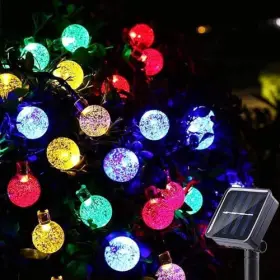 Jedavai 700721999736 Solar String Lights Outdoor 100 Led 40 Feet Assorted Colors Sizes