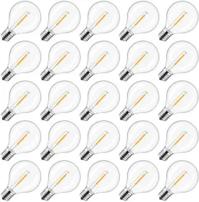 Jialin E-commerce 614158394203 Plastic C7/g40 Replacement Led Light Bulbs - 0.6w Equivalent To 7w