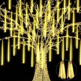 B0dbtv5sm2 Jjgoo 4 Pack Christmas Meteor Shower Rain Lights 12inch Totally 40 Tube 960 L