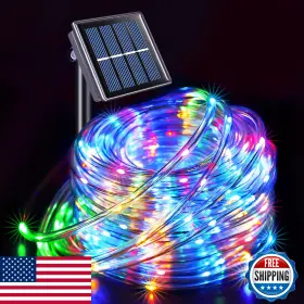 B08zmjmz5b Jmexsuss 200 Led Solar Trampoline Lights 66ft Ip65 Waterproof Rope Light 8 Mod
