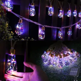 B0dszm7w4w Jnaurb 20ft Vintage Rope Hemp Solar String Lights Outdoor Patio Garden Waterproof