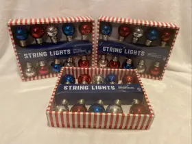Joann Fabrics 889526114794 Patriotic String Lights Set Of 3