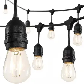 Jonathan Y 313023691606 15-light Indoor/outdoor 48 Ft. Plug-in Edison Bulb Shape String Light Rustic Ind