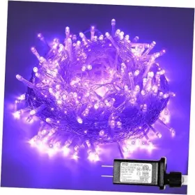 Jt-elfc300v0120-c 754197662427 300 Led Outdoor String Lights Waterproof Halloween Decorations 108 Ft Purple