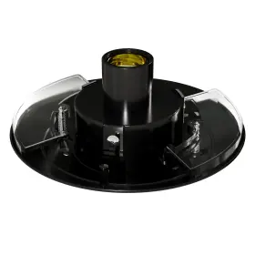 Kl-wcptf-pc-1 Kastlite Black Wing Clip Post Fitter Fits Lamp Globes And Acorns With A 5