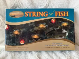Keystone Products 635076626801 New Duane River String Of Fish And Bobber Lights 8 Ft. 10 Indoor/outdoor