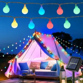 Hs232110 Kingeng Outdoor Solar String Globe Light Fairy Ball Lamp 40ft 100led Yard Patio Lighting