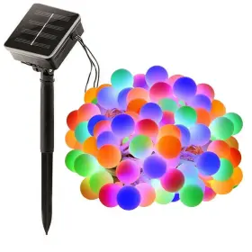 Sjnj23ed Kingeng 33ft 100led Solar Globe Light Ball Fairy String Lamp Outdoor Yard Deco Rgbw Ip65
