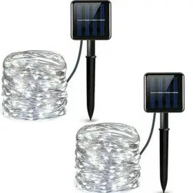 Tw3o35221 Kingeng 2 Pack Outdoor Solar String Lights Yard Fairy Light Total 66ft 200led 8 Modes