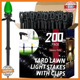 B0ddtjmf8l Koneboss 200 Christmas Light Stakes 8.5 Inch -10 For C7 C9 String Lights Outdoor