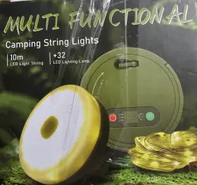 Kuqihug X004epybsz Led String Lights 10m 32 Warm White Leds Waterproof Outdoor Remote Usb Camping