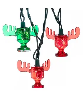 Nl9152 Kurt Adler 9ft Ul 10l National Lampoon Christmas Vacation Red And Green Wally World Moose M