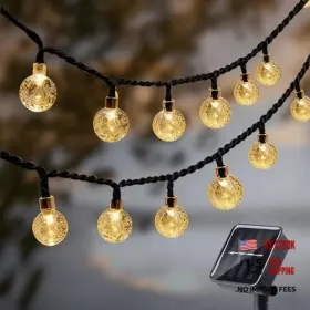 Ip65 L Lampop 765074674242 Solar String Lights Outdoor Waterproof 9.3 Feet Patio Warm White Ip65 L Lampop 765074674242 Solar String Lights Outdoor Waterproof 9.3 Feet Patio Warm White