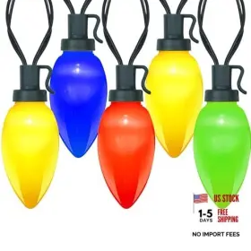 Sl-bmu-50l-us L Lampop Solar Vintage Christmas String Lights Globe Outdoor 50 50led Multicolor Sl-bmu-50l-us L Lampop Solar Vintage Christmas String Lights Globe Outdoor 50 50led Multicolor
