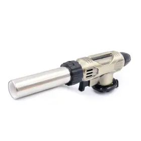 8015 Laiwei 730628473992 Cooking Torch Multi-purpose Kitchen Lighter Adjustable Silver